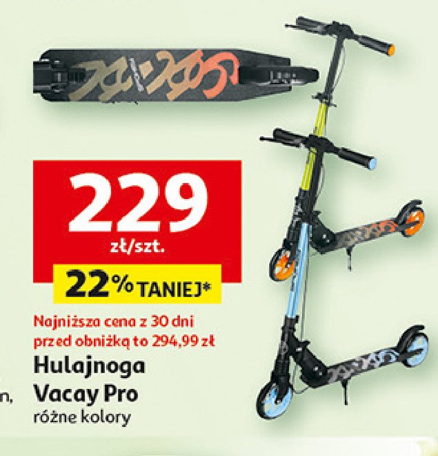 Hulajnoga vacay pro promocja w Auchan