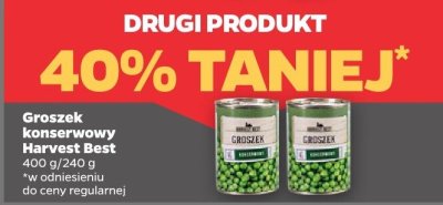 Groszek konserwowy DRUGI -40% promocja w Netto
