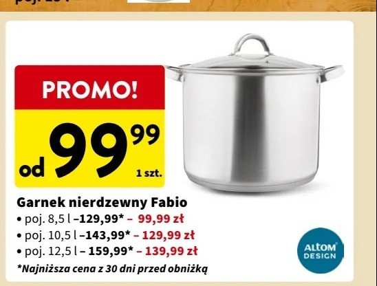 Garnek z pokrywką fabio 26 cm Altom promocja