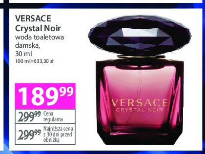 Woda toaletowa Versace crystal noir promocja