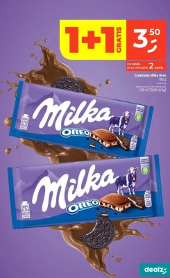 Czekolada Milka Oreo 100 g promocja w Dealz