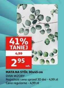 Mata na stół 30 x 45 cm promocja