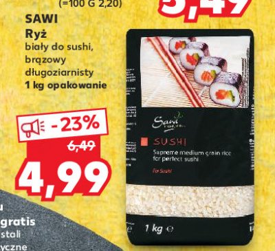 Ryż brązowy długoziarnisty Sawi promocja