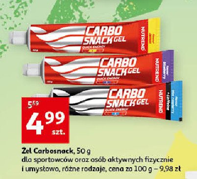 呕el energetyczny gorzka cytryna NUTREND CARBOSNACK promocja