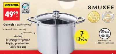 Garnek z pokrywką Smukee promocja w Biedronka