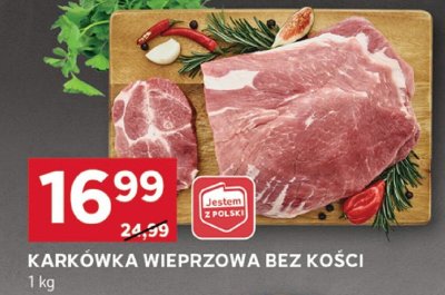 Karkówka wieprzowa bez kości promocja w Stokrotka