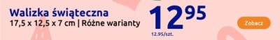 Walizka świąteczna różne warianty promocja w Action