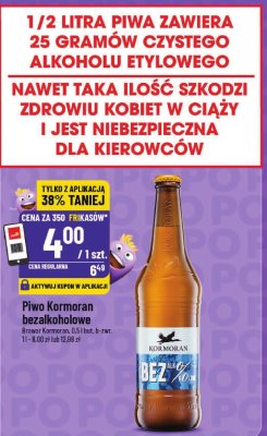 Piwo Kormoran bezalkoholowe promocja w POLOmarket