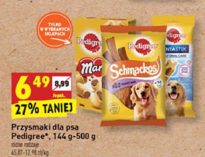 Przysmak dla psa Pedigree schmackos promocja