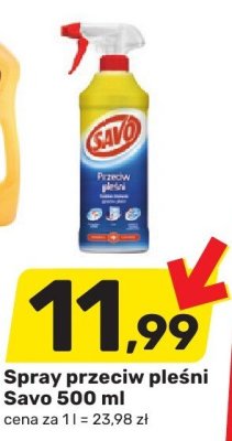Spray przeciw pleśni Savo 500 ml promocja w Bricomarche