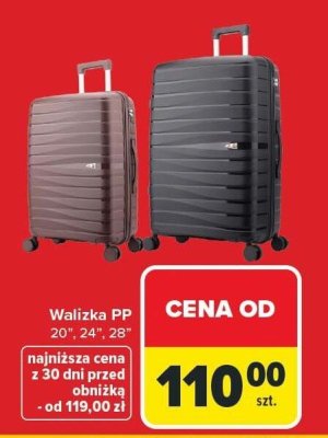 Walizka PP 20", 24", 28" promocja w Carrefour
