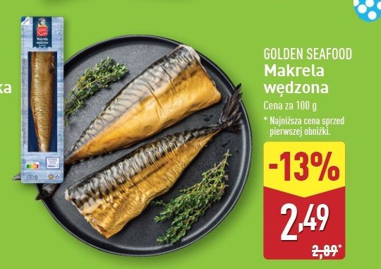Makrela w臋dzona Golden seafood promocja