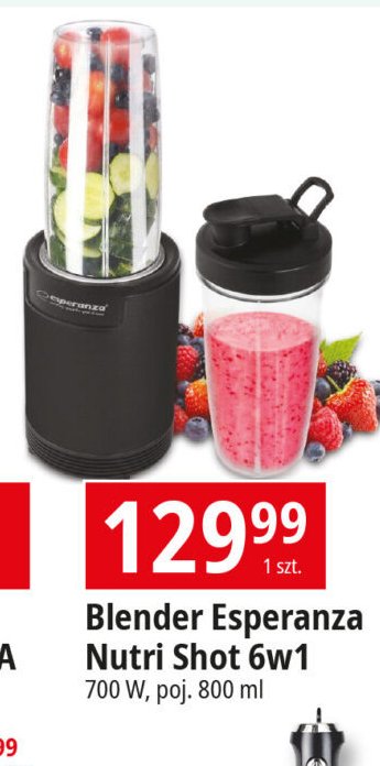 Blender nutri shot 6w1 700w Esperanza promocja