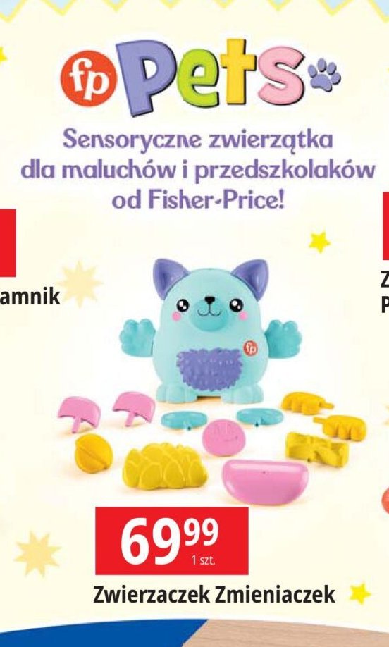 Zabawka zwierzaczek zmieniaczek Fisher-price promocja w Leclerc