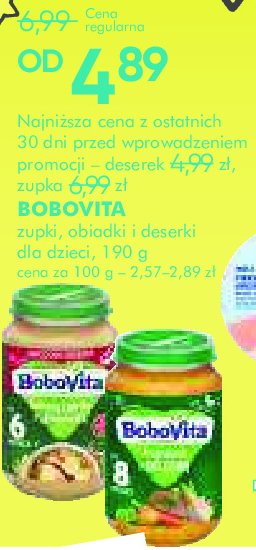 Banan i jabłka z kruszonką Bobovita promocja w Super-Pharm