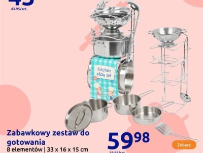 Zabawkowy zestaw do gotowania promocja w Action