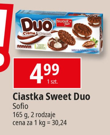 Ciastka z kremem duo SWEET PLUS promocja