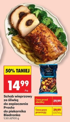 Schab wieprzowy ze śliwką do zapiekania Prosto do piekarnika Biedronka promocja w Biedronka
