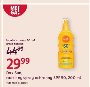 Spray do opalania spf50+ Dax sun promocja