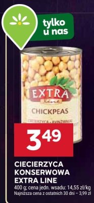 Ciecierzyca konserwowa Extra Line promocja w Stokrotka