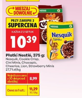 Płatki Nestlé, 375 g Lion promocja w Biedronka