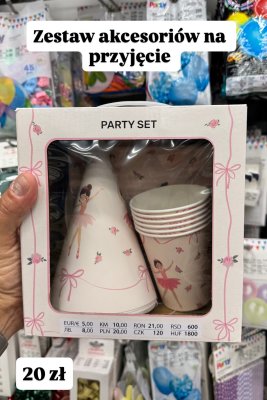 Zestaw akcesoriów na przyjęcie  promocja w Pepco