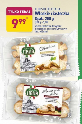 Ciasteczka colombine z migdałami Il gusto dell' italia promocja