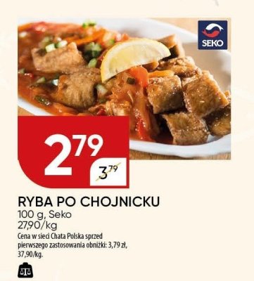 Ryba po chojnicku promocja w Chata Polska