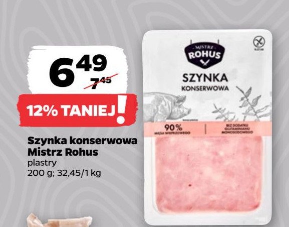 Szynka konserwowa Mistrz rohus promocja w Netto