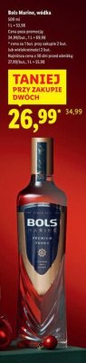 Wódka Bols Marine promocja w Lidl