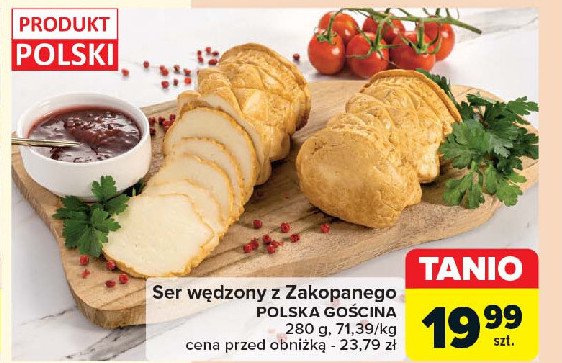 Ser z zakopanego Polska gościna promocja w Carrefour