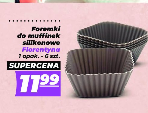 Foremki do muffinek silikonowe Florina (florentyna) promocja