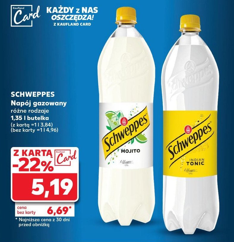 Napój mojito Schweppes promocja w Kaufland