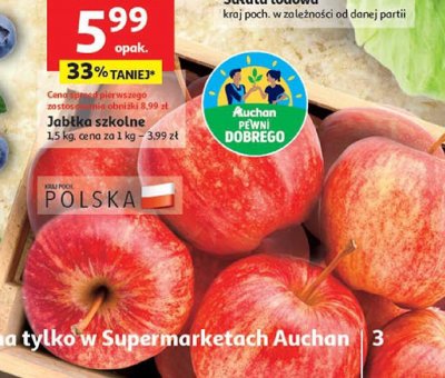 Jab艂ka promocja w Auchan