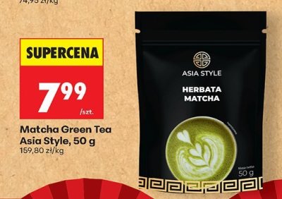 Herbata Matcha Green Tea 50 g promocja w Biedronka