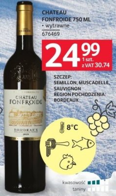 Wino Château Fonfroide 750 ml promocja w Selgros
