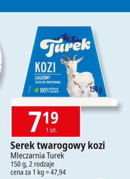 Ser kozi łagodny Turek naturek Turek 123 promocja