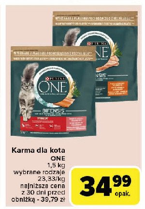 Karma dla kota z drobiem Purina one bifensis promocja