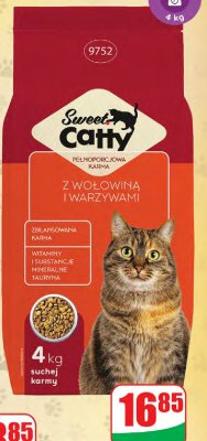 Sucha karma dla kota z wołowiną i warzywami promocja w Dino