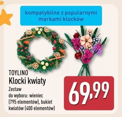Klocki kwiaty promocja w Aldi