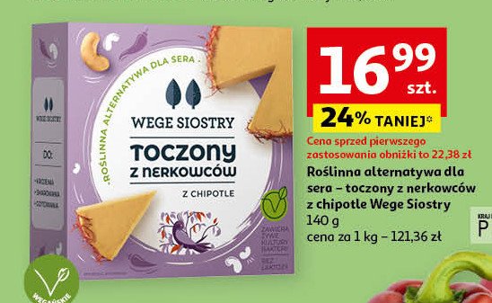 Ser toczony z nerkowców z chipolite Wege siostry promocja