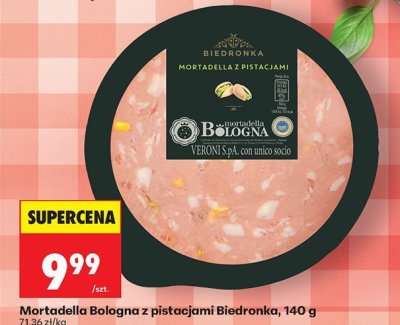 Mortadella Bologna z pistacjami  promocja w Biedronka
