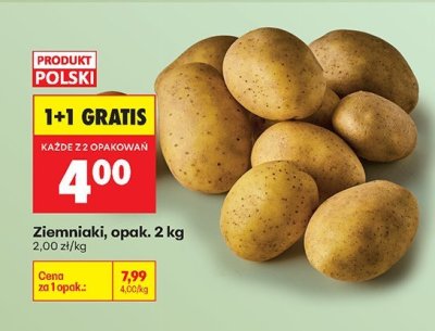 Ziemniaki, opak. 2 kg promocja w Biedronka