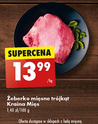 Żeberka wieprzowe trójkąty Kraina mięs promocja