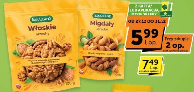 Orzechy Bakalland Włoskie promocja w Groszek