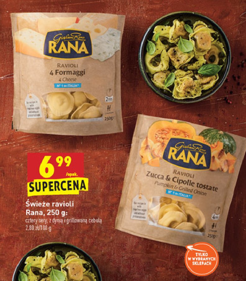 Ravioli di zucca RANA 250 G - Coop Shop