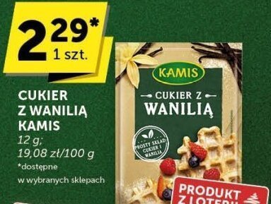 Cukier z wanilią Kamis promocja w Euro Sklep