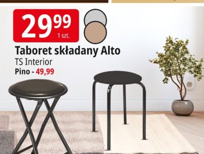 Taboret składany Alto TS Interior promocja w Leclerc