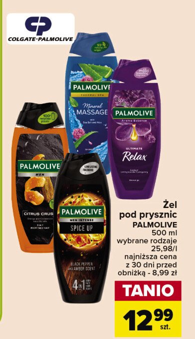 Żel pod prysznic 3w1 citrus crush Palmolive for men promocja w Carrefour Market