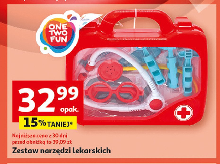 Zestaw mały lekarz One two fun promocja w Auchan